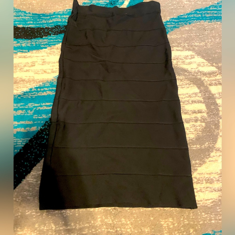 This is a black skirt